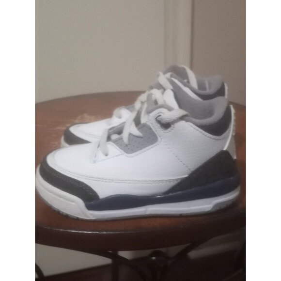 Toddler Air Jordan 3 Retro Athletic Shoes ‘Midnight Navy’ DM0968 140 - Size 7C - Picture 7 of 11
